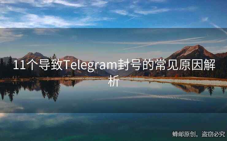 11个导致Telegram封号的常见原因解析