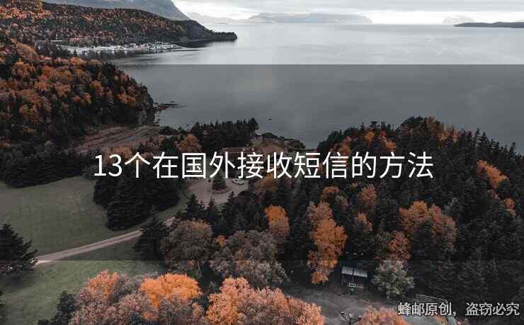 13个在国外接收短信的方法