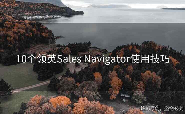 10个领英Sales Navigator使用技巧