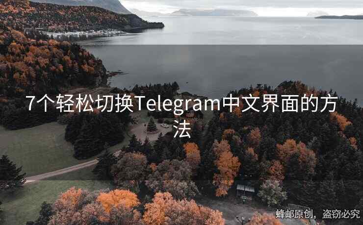 7个轻松切换Telegram中文界面的方法