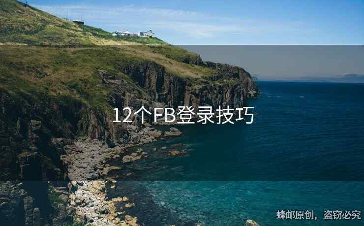 12个FB登录技巧