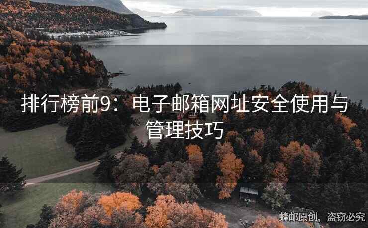 排行榜前9：电子邮箱网址安全使用与管理技巧
