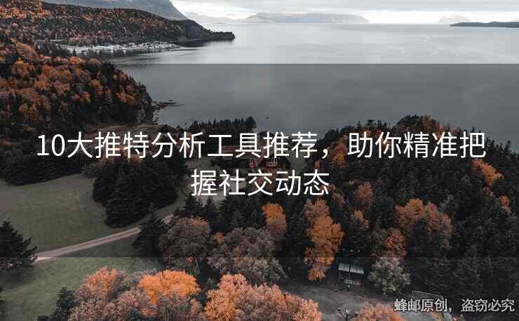 10大推特分析工具推荐，助你精准把握社交动态