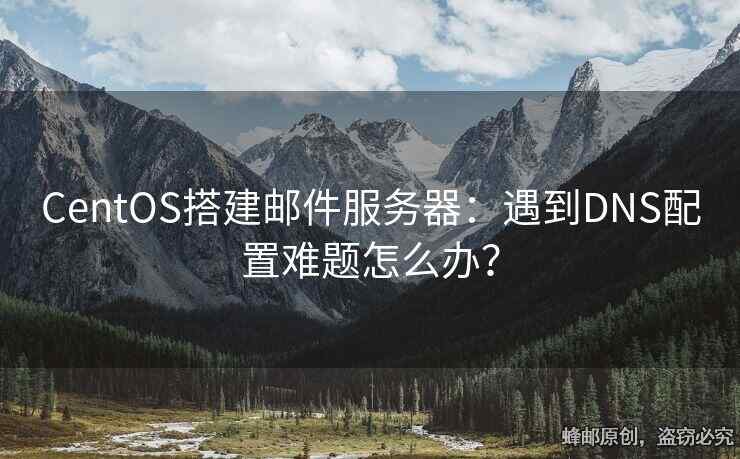 CentOS搭建邮件服务器：遇到DNS配置难题怎么办？