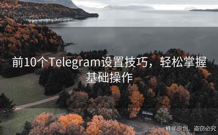 前10个Telegram设置技巧，轻松掌握基础操作