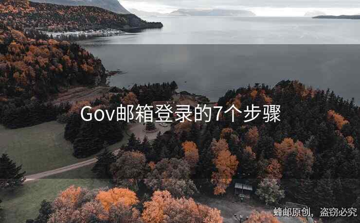 Gov邮箱登录的7个步骤