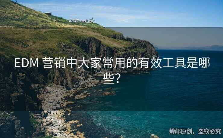 EDM 营销中大家常用的有效工具是哪些？