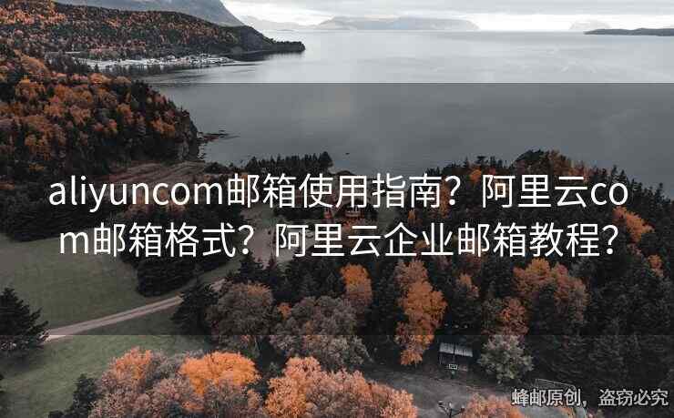 aliyuncom邮箱使用指南？阿里云com邮箱格式？阿里云企业邮箱教程？